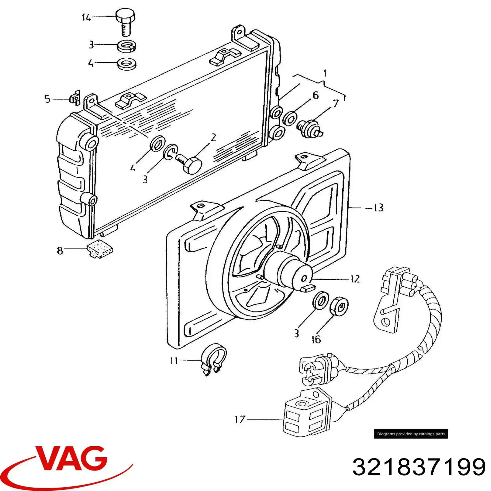  VAG 321837199 preço, a partir de 1,00 USD