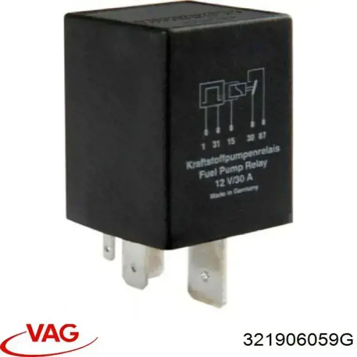 Compre 321906059G VAG Relê de bomba de gasolina elétrica