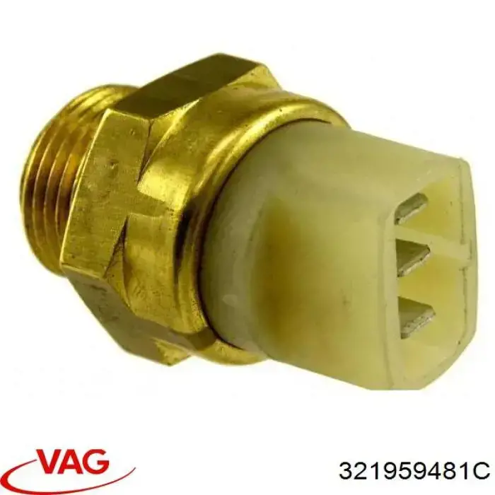 Compre 321959481C VAG Sensor de temperatura do fluido de esfriamento (de ativação de ventilador do radiador)