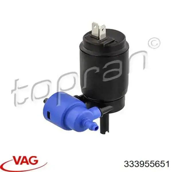Compre 333955651 VAG Bomba de motor de fluido para lavador de vidro dianteiro/traseiro