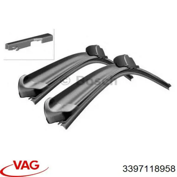 Limpa-pára-brisas do pára-brisas, kit de 2 un. VAG 3397118958 preço, a partir de 32,27 USD