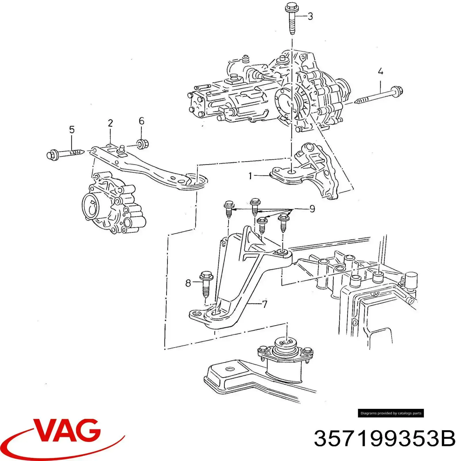  VAG 357199353B preço, a partir de  