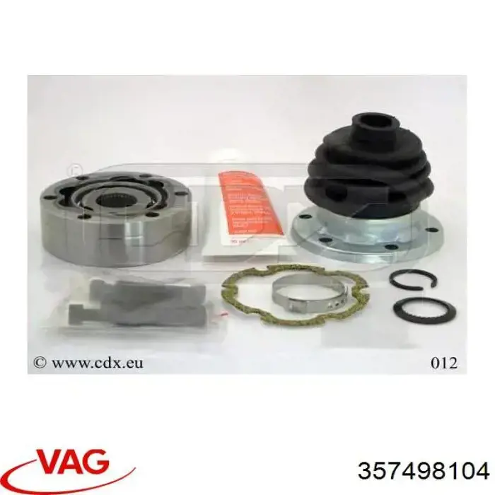 Compre 357498104 VAG Junta homocinética interna dianteira