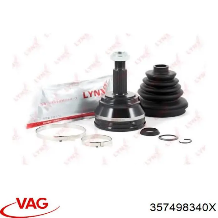 Junta homocinética externa dianteira VAG 357498340X preço, a partir de 30,58 USD