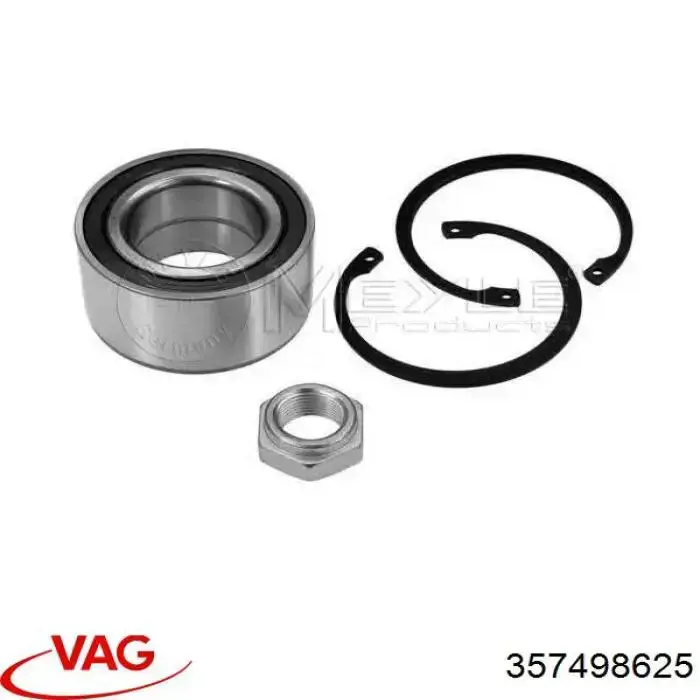Compre 357498625 VAG Rolamento de cubo traseiro