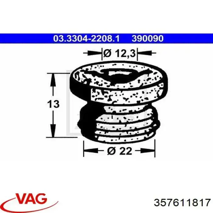 Tampa de tanque de cilindro mestre do freio VAG 357611817 preço, a partir de 1,92 USD