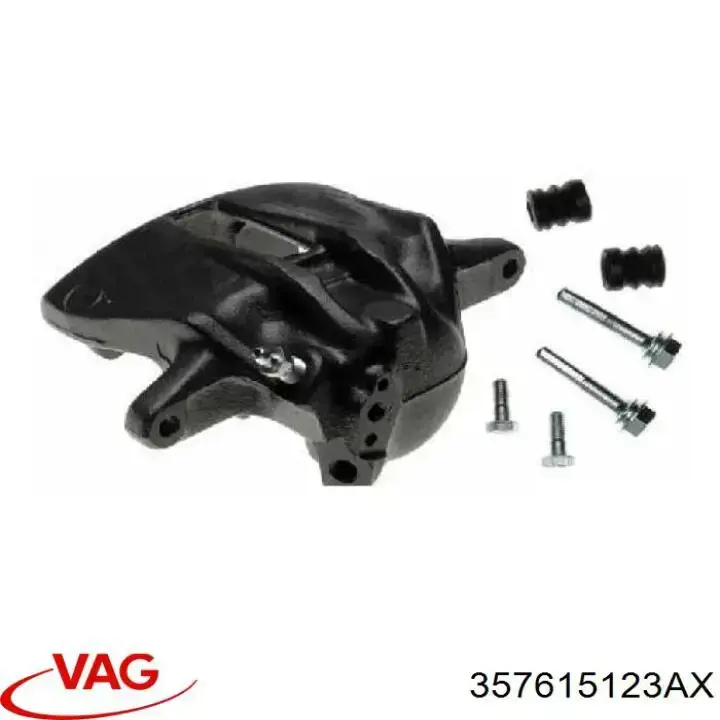 Compre 357615123AX VAG Suporte do freio dianteiro esquerdo