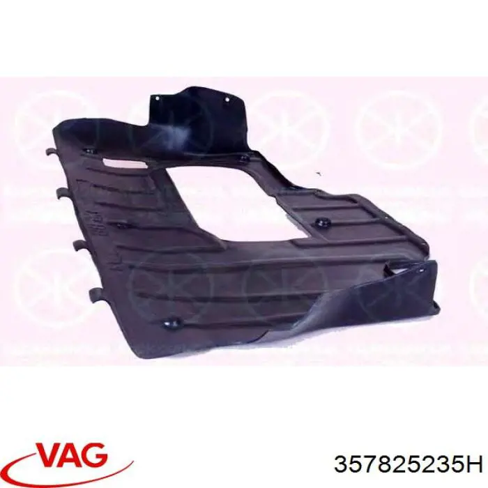 Proteção de motor, de panela (da seção de motor) VAG 357825235H preço, a partir de 62,68 USD