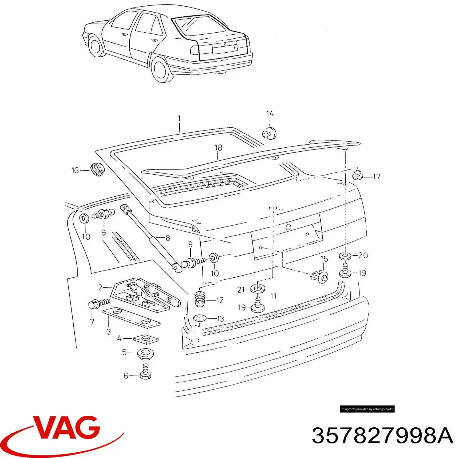  VAG 357827998A preço, a partir de  