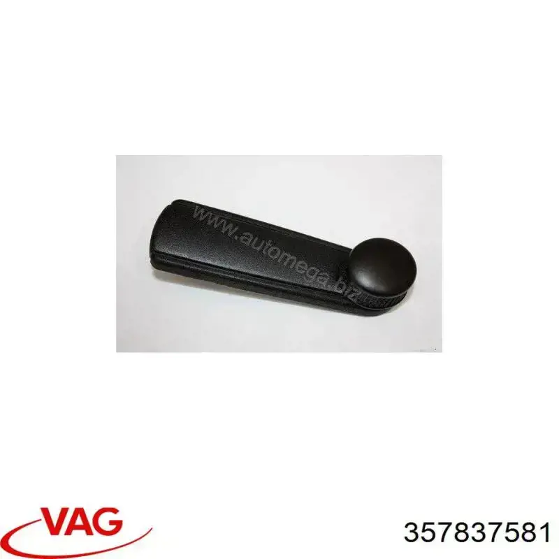 Compre 357837581 VAG Puxador de acionamento de vidro da porta dianteira