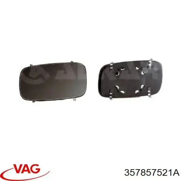Elemento espelhado do espelho de retrovisão esquerdo VAG 357857521A preço, a partir de 15,15 USD
