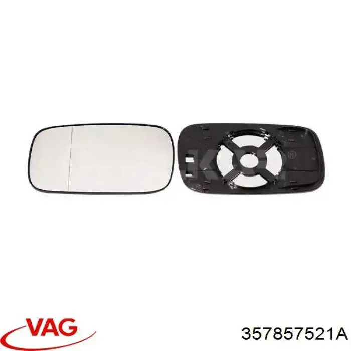 Compre 357857521A VAG Elemento espelhado do espelho de retrovisão esquerdo