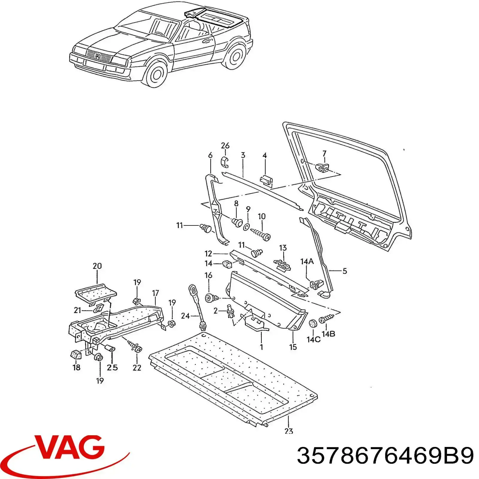  VAG 3578676469B9 preço, a partir de 1,65 USD