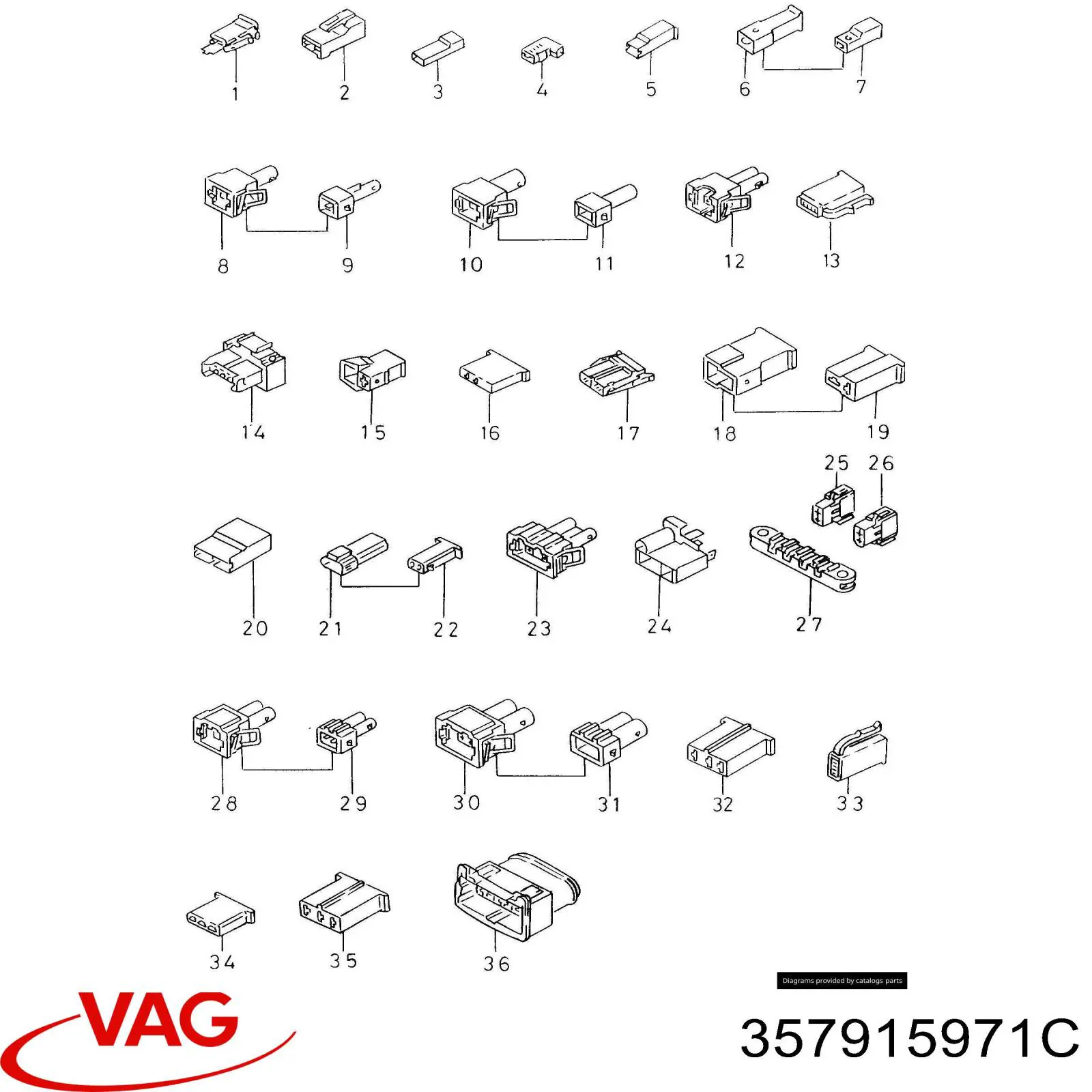  VAG 357915971C preço, a partir de 5,01 USD
