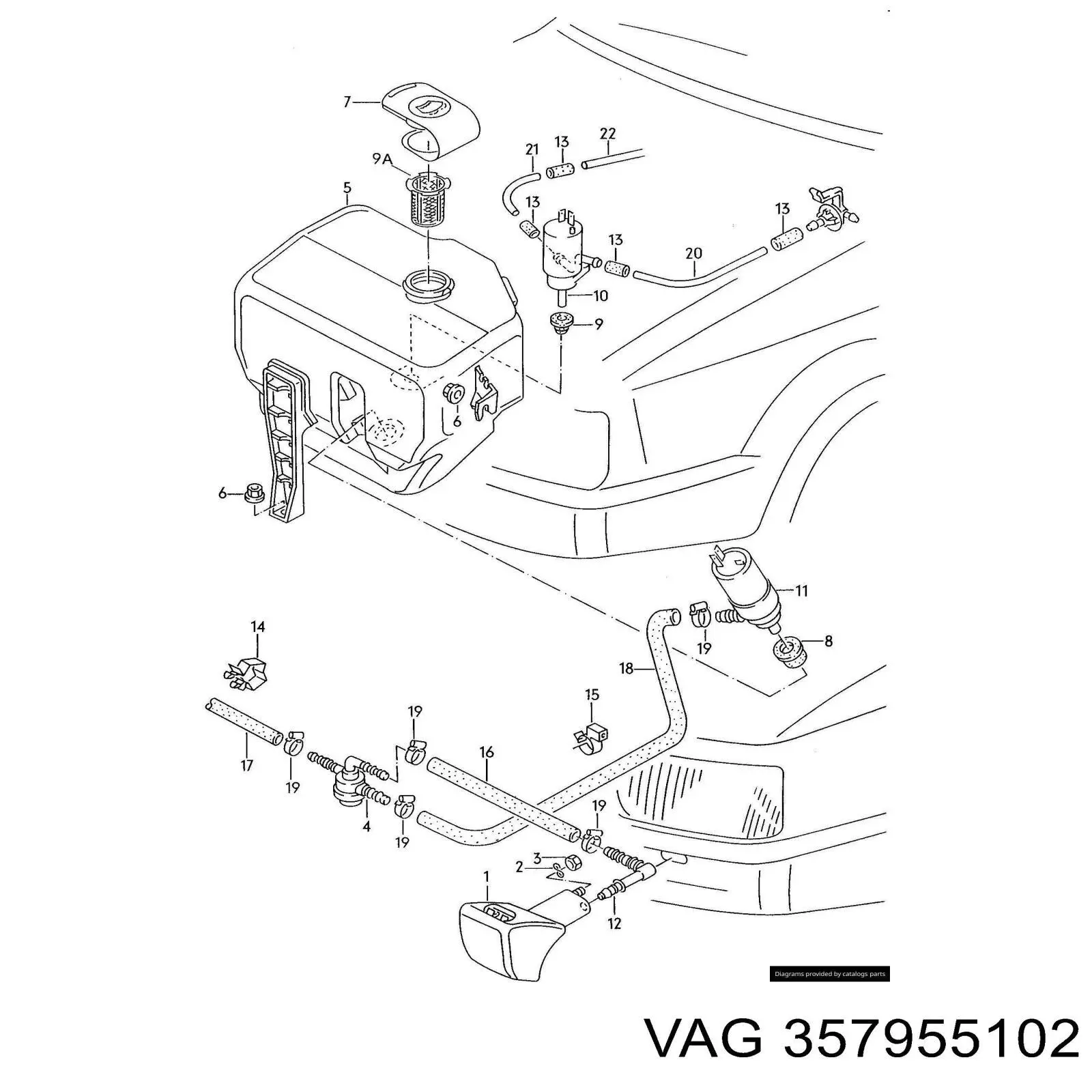  VAG 357955102 preço, a partir de 71,66 USD