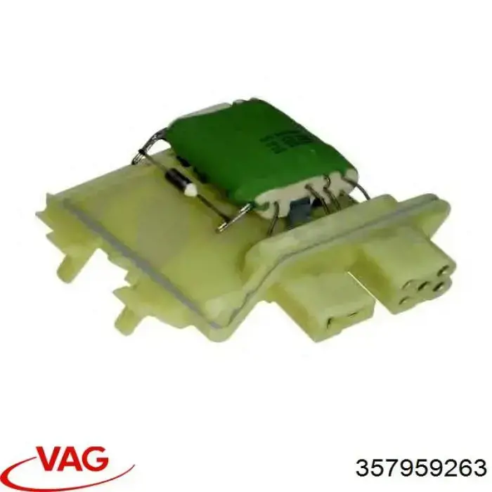 357959263 VAG Resistor (resistência) de ventilador de forno (de aquecedor de salão)