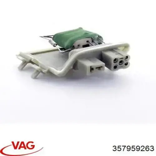 Resistor (resistência) de ventilador de forno (de aquecedor de salão) VAG 357959263 preço, a partir de 18,58 USD