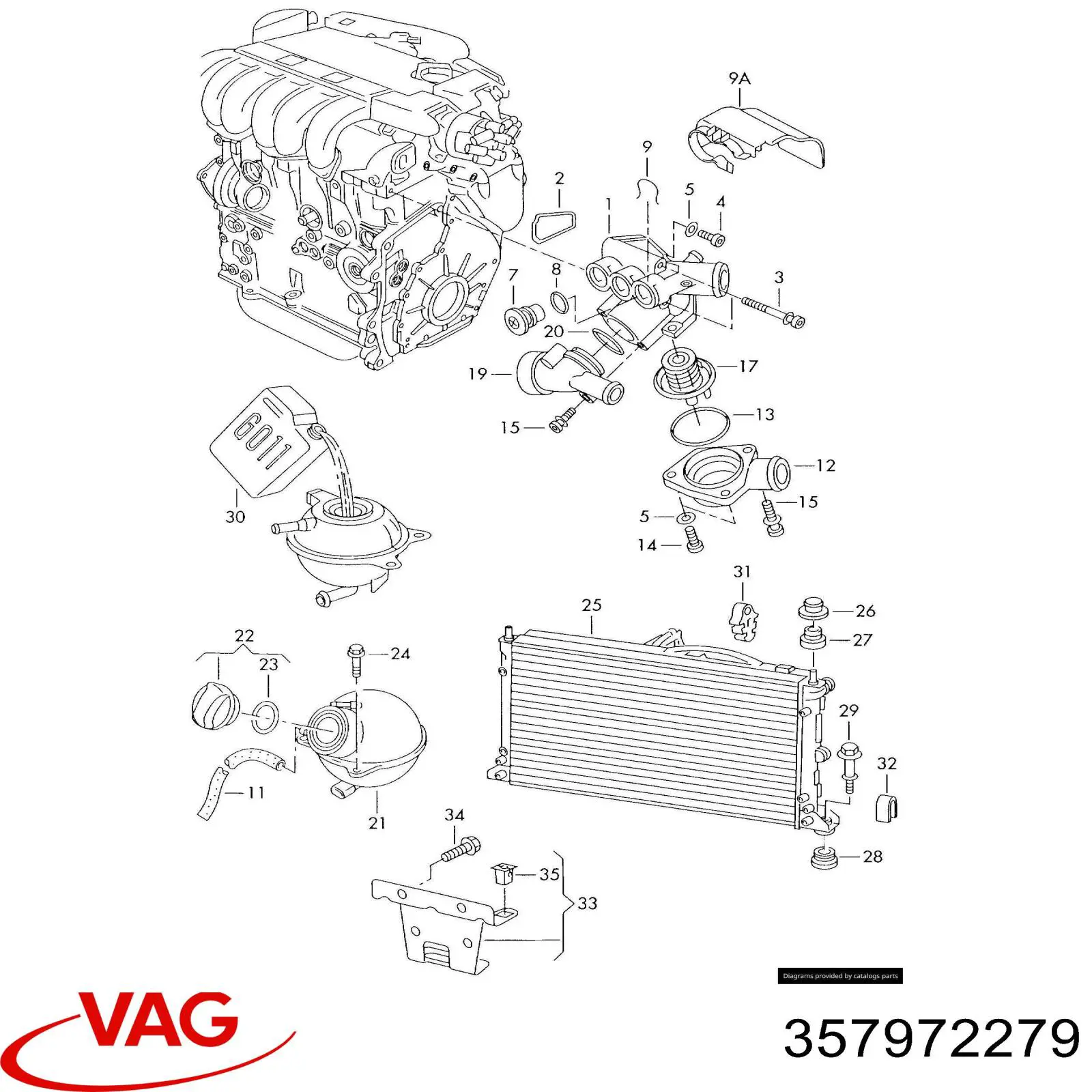  VAG 357972279 preço, a partir de  