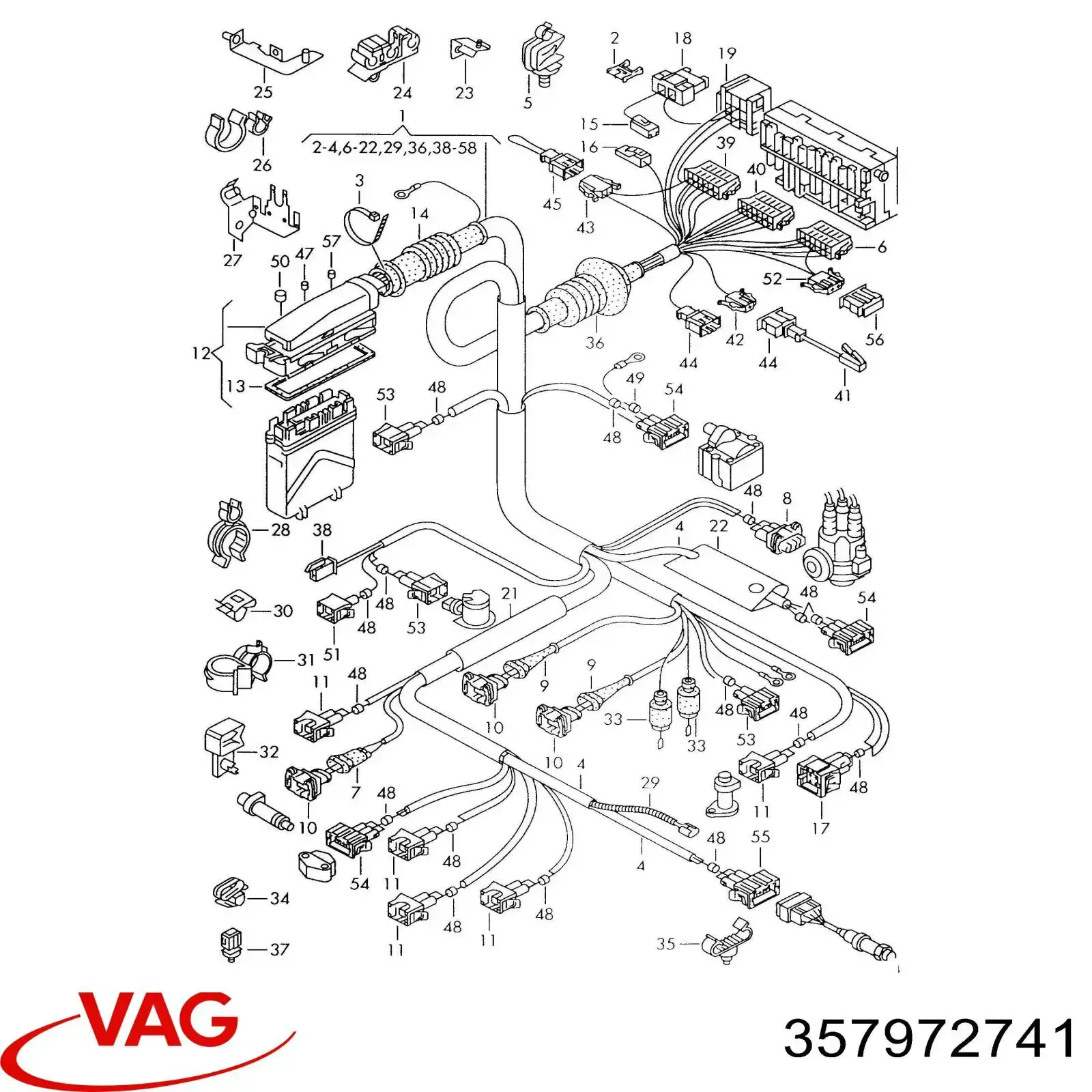  VAG 357972741 preço, a partir de 0,08 USD