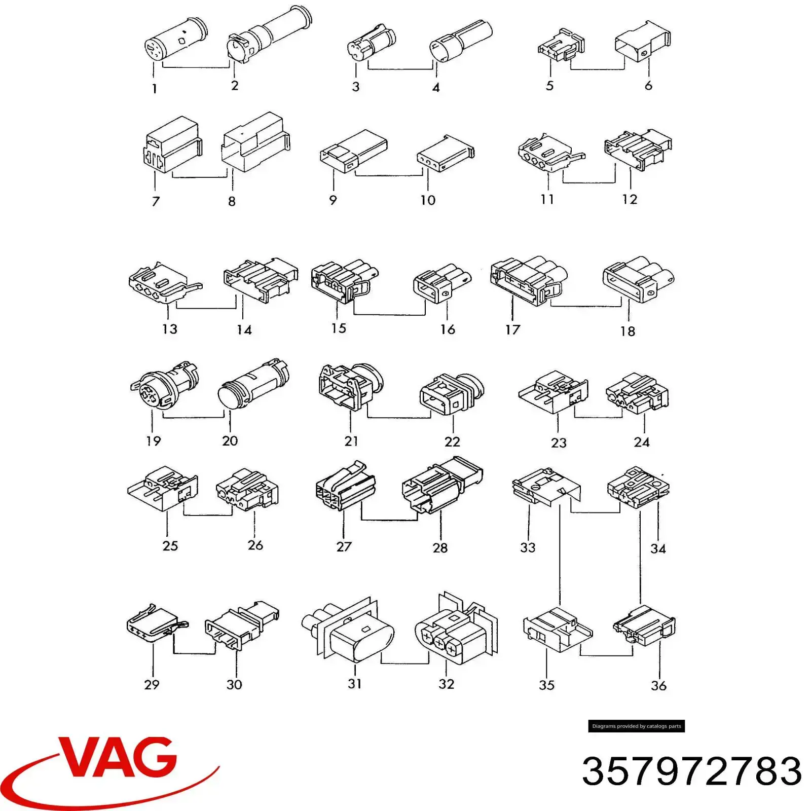  VAG 357972783 preço, a partir de 9,49 USD