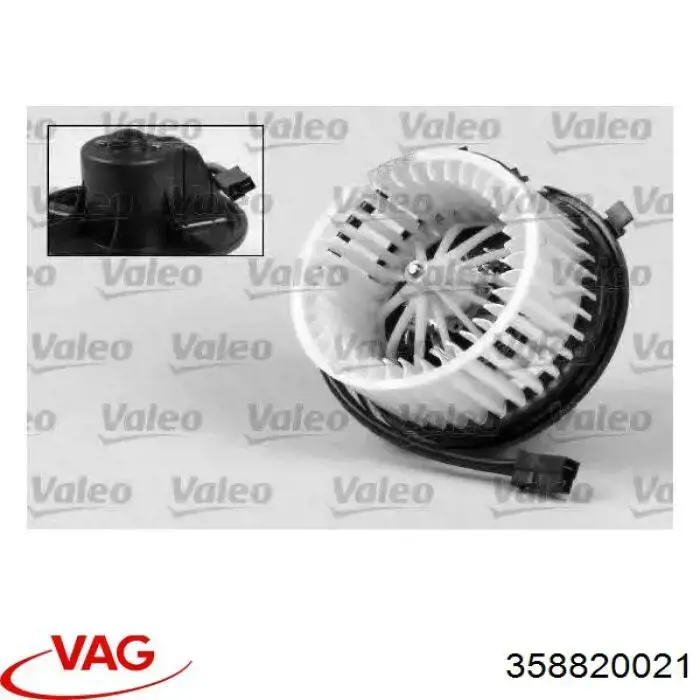 Motor de ventilador de forno (de aquecedor de salão) VAG 358820021 preço, a partir de  