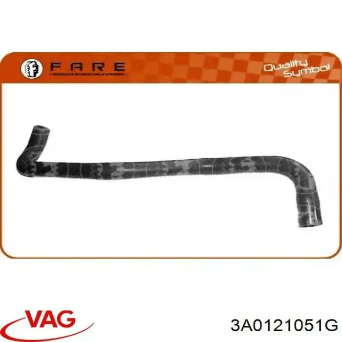 Compre 3A0121051G VAG Mangueira (cano derivado) inferior do radiador de esfriamento