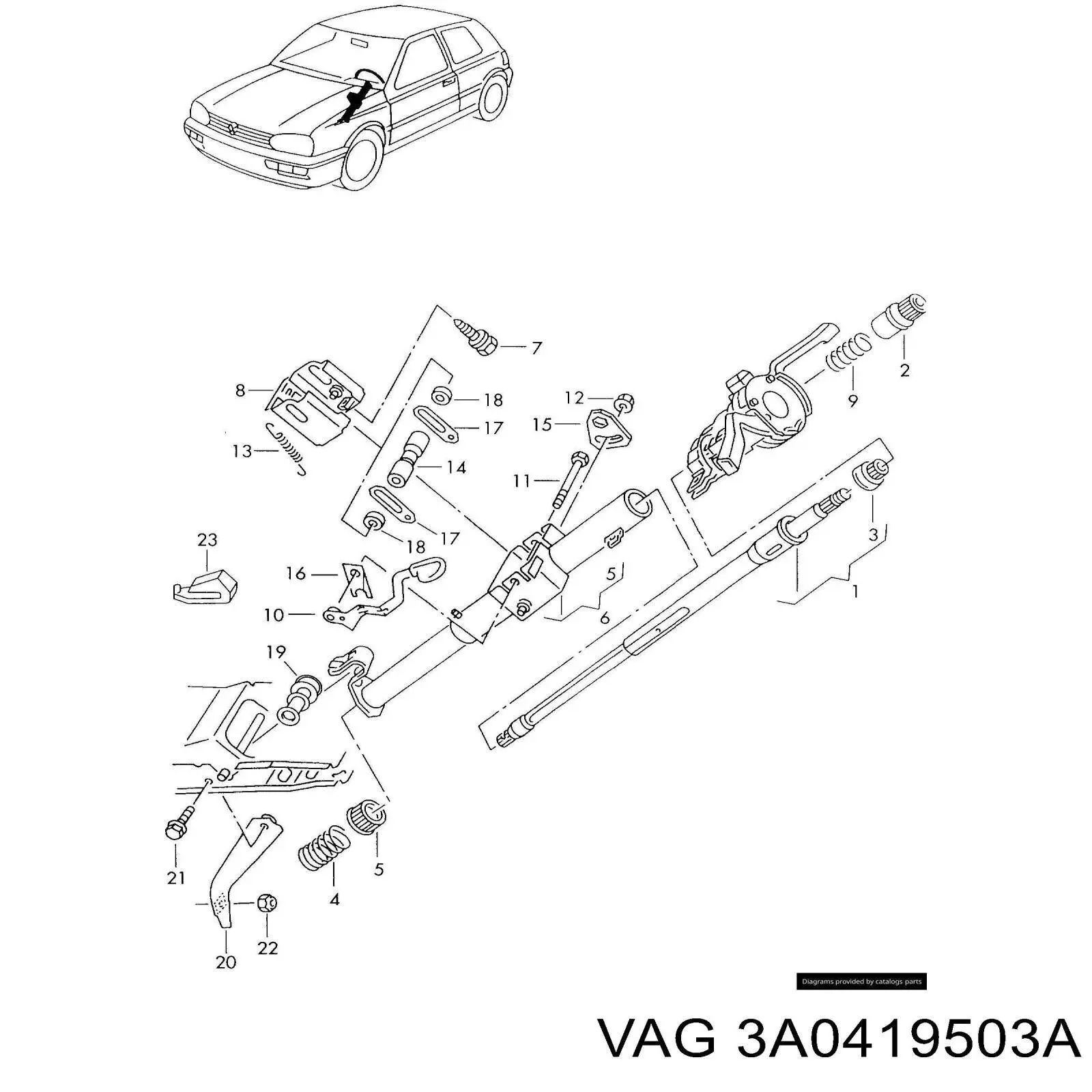 Tanque de bomba da Direção hidrâulica assistida VAG 6K0422371A preço, a partir de 66,13 USD