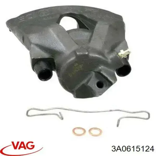 3A0615124 VAG Suporte do freio dianteiro direito