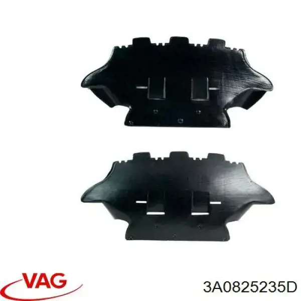 Compre 3A0825235D VAG Proteção de motor, de panela (da seção de motor)