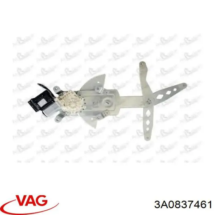Mecanismo de acionamento de vidro da porta dianteira esquerda VAG 3A0837461 preço, a partir de 95,54 USD