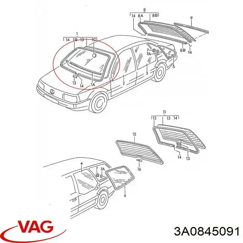 Pára-brisas VAG 357845091STR preço, a partir de 129,57 USD