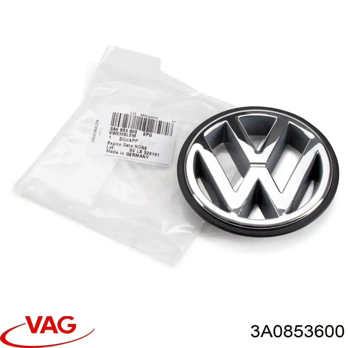 Compre 3A0853600 VAG Emblema de grelha do radiador