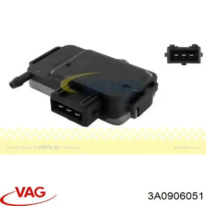 Compre 3A0906051 VAG Sensor de pressão no coletor de admissão, MAP