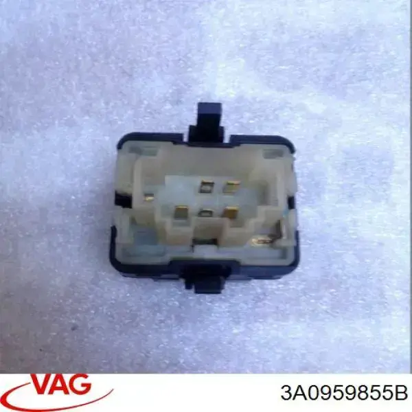 3A0959855B VAG Botão dianteiro direito de ativação de motor de acionamento de vidro