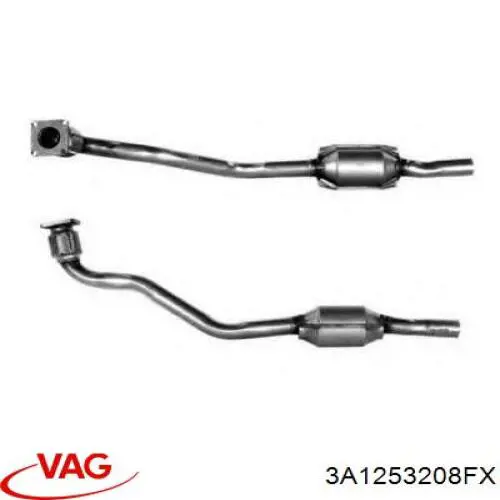 Compre 3A1253208FX VAG Silenciador, parte dianteira