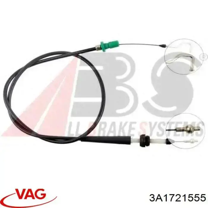 Cabo/pedal de gás (de acelerador) Adriauto 550357 preço, a partir de 14,82 USD