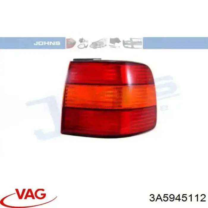 Lanterna traseira direita externa VAG 3A5945112 preço, a partir de 56,18 USD