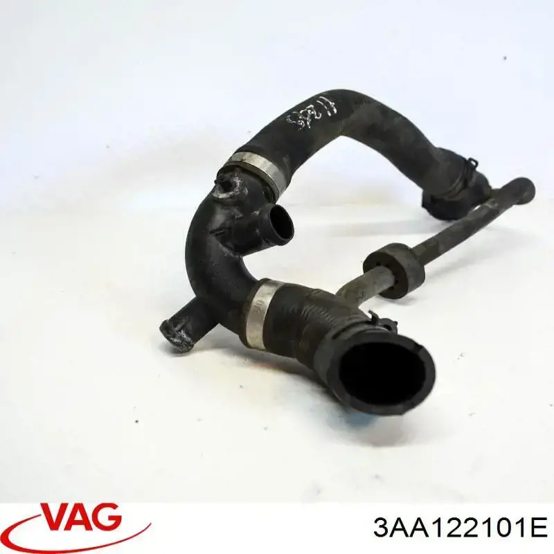 3AA122101E VAG Mangueira (cano derivado) do radiador de esfriamento superior