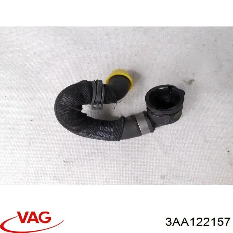 3AA122157 VAG Mangueira (cano derivado) do radiador de esfriamento superior