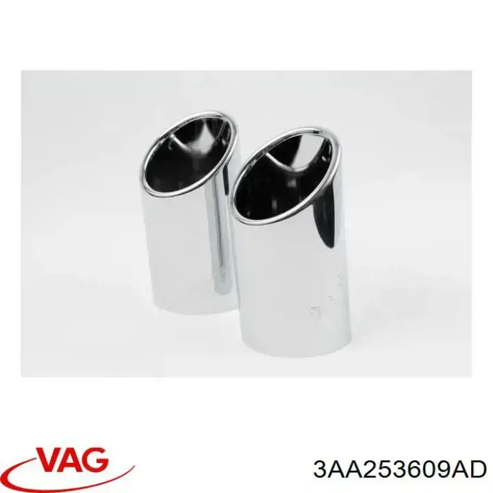 Silenciador, parte traseira VAG 3AA253609AD preço, a partir de 151,05 USD