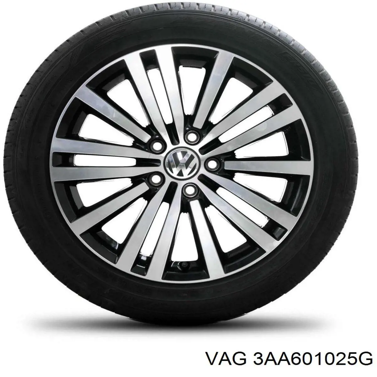 3AA601025G VAG Discos de roda de aleação ligeira (de aleação ligeira, de titânio)