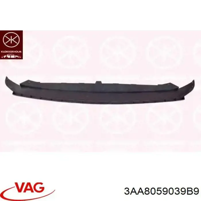 3AA8059039B9 VAG Spoiler do pára-choque dianteiro