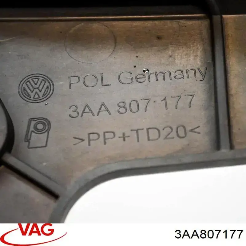 Guia do pára-choque dianteiro esquerdo VAG 3AA807177 preço, a partir de 14,41 USD