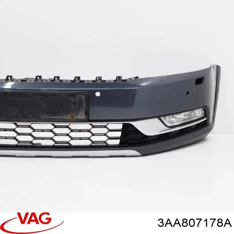 Compre 3AA807178A VAG Guia do pára-choque dianteiro direito