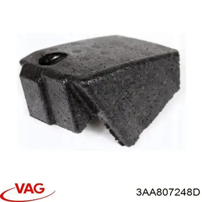 3AA807248D VAG Absorvedor (enchido) do pára-choque dianteiro
