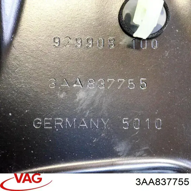 3AA959701AZ0H VAG Motor de acionamento de vidro da porta dianteira esquerda