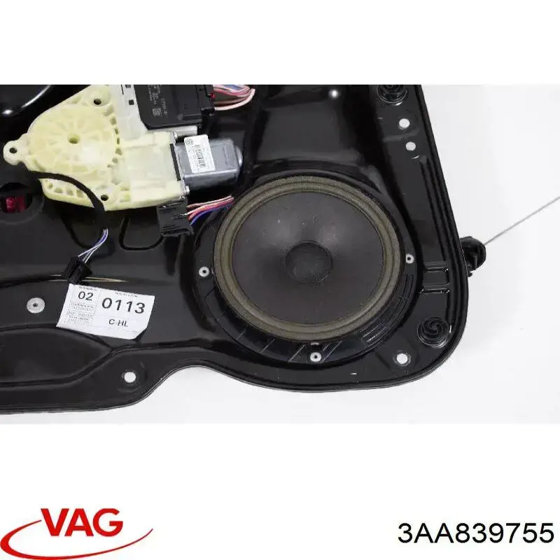 Mecanismo de acionamento de vidro da porta traseira esquerda VAG 3AA839755 preço, a partir de 76,62 USD