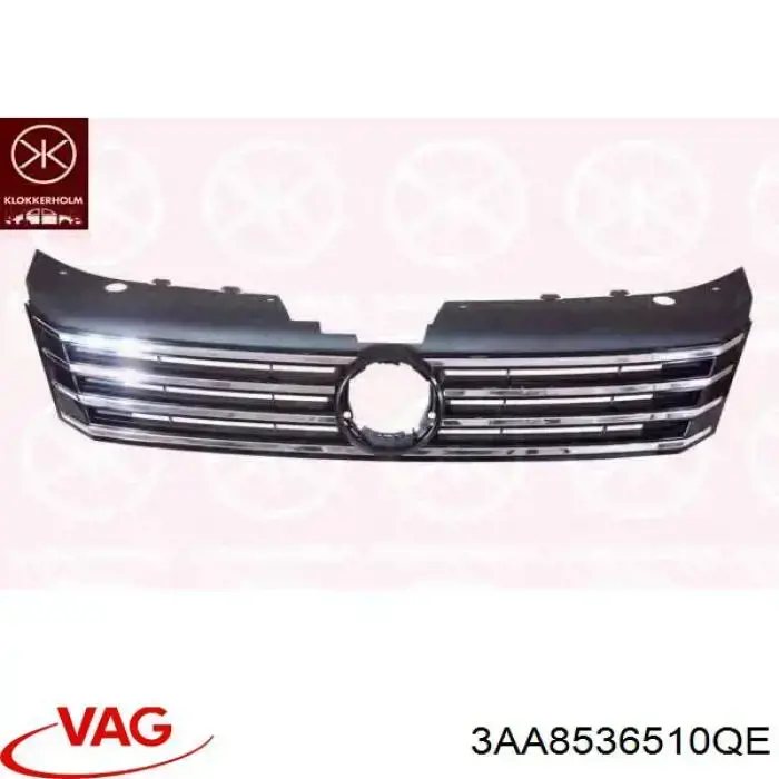 Grelha do radiador VAG 3AA8536510QE preço, a partir de 85,93 USD