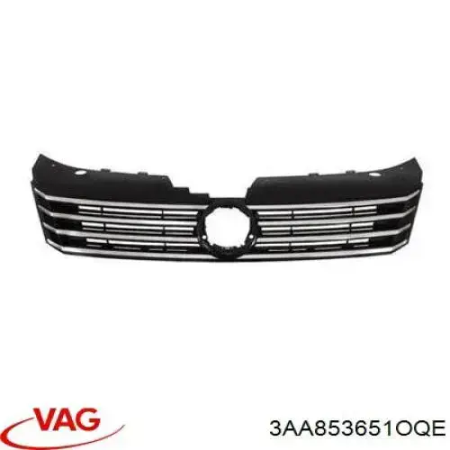 Grelha do radiador VAG 3AA853651OQE preço, a partir de 111,56 USD