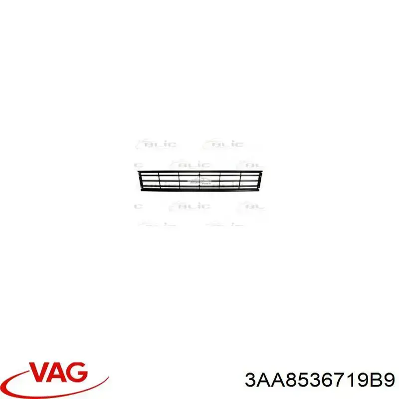 Compre 3AA8536719B9 VAG Grelha central do pára-choque dianteiro